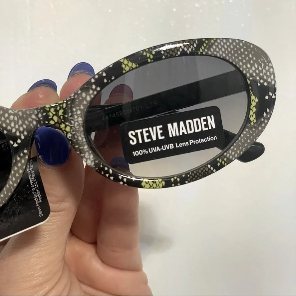 Steve Madden snakeskin cat eye Sunglasses